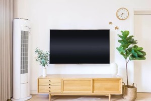 日式北欧风格装修效果图之电视背景墙装修