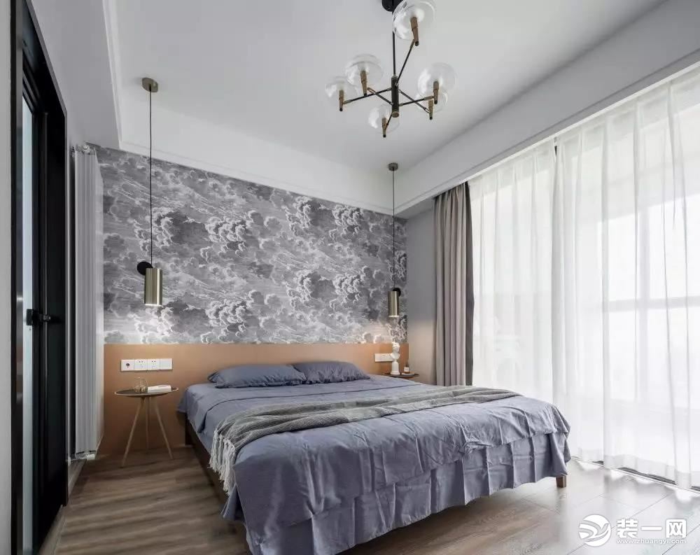 110平米现代风格三居室卧室装修效果图