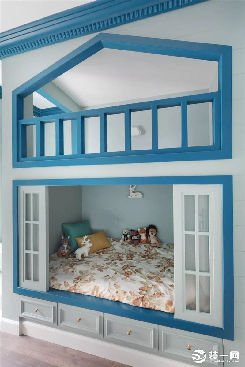 153㎡美式风格四居室儿童房装修效果图