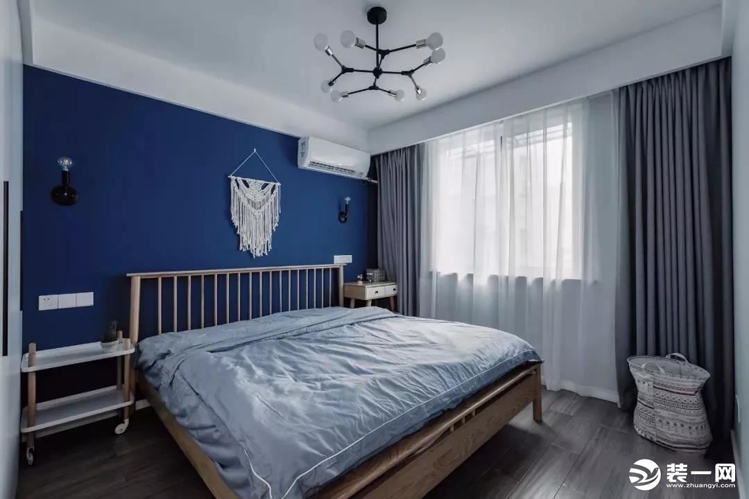 55平米小户型莫兰迪装休息风格效果图之卧室装修