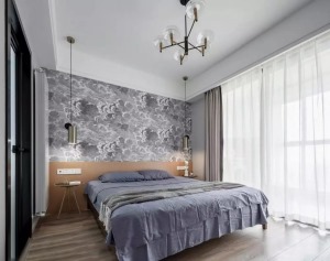110平米现代风格三居室卧室装修效果图