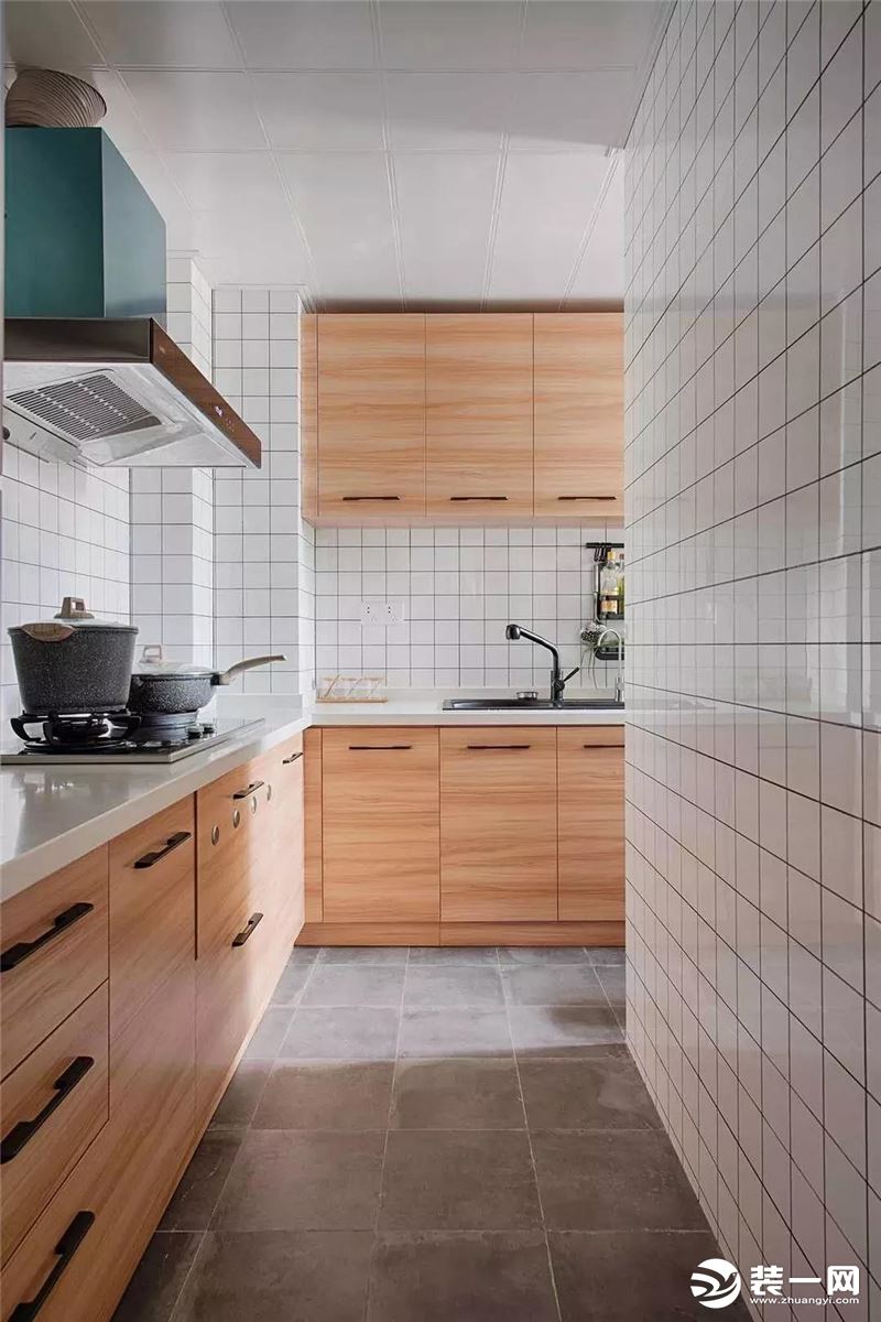 86㎡北欧风格二居室厨房装修效果图