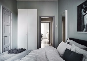 54平灰白北欧风格公寓设计