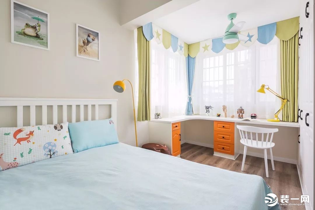 120平北欧三居室装修效果之儿童房装修