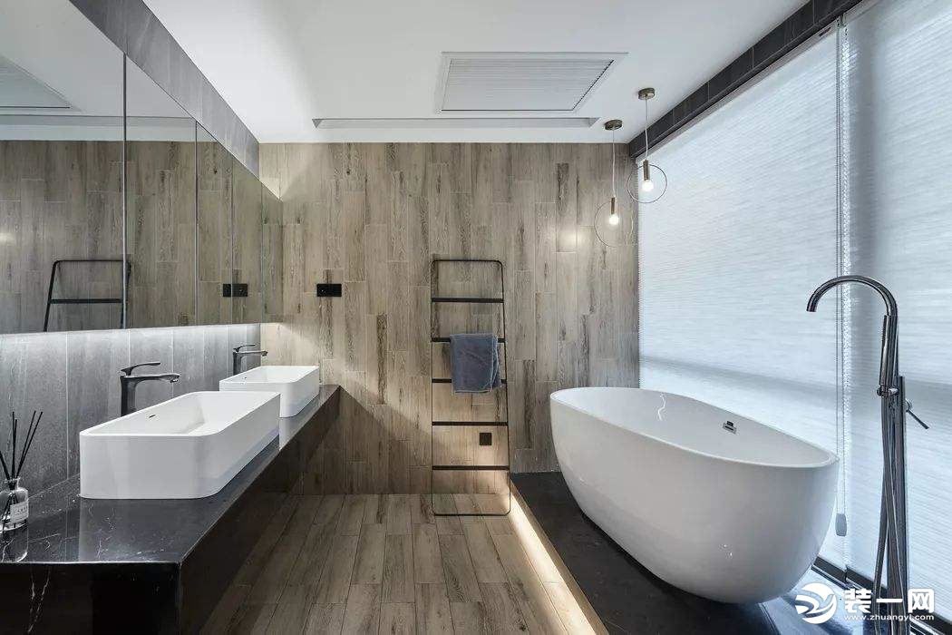 别墅卫生间浴缸装修设计