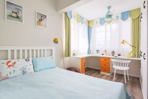 120平北欧三居室装修效果之儿童房装修