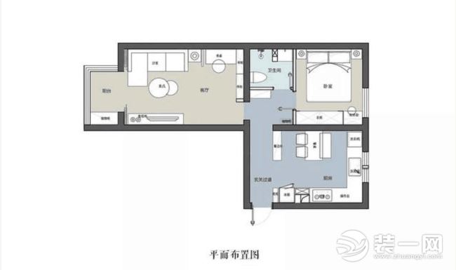 小户型公寓平面设计图