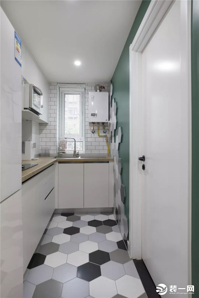 67平北欧小户型两居室厨房装修效果图