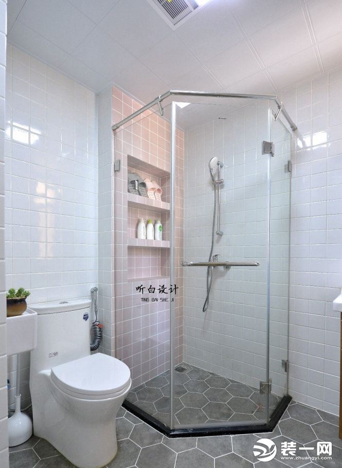 卫生间淋浴区壁龛设计装修效果图