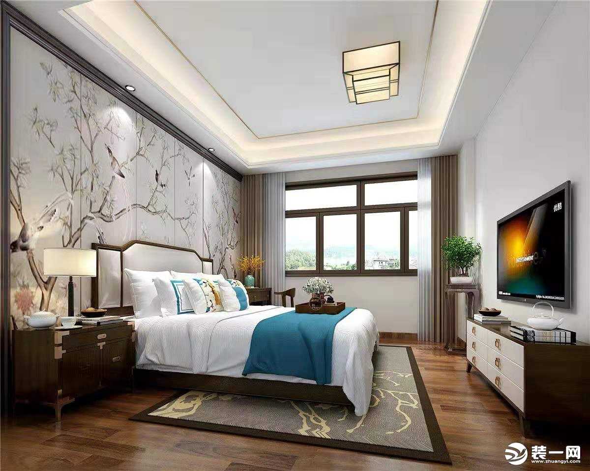 惠州润城装饰御水豪庭183平方新中式风格实例分享