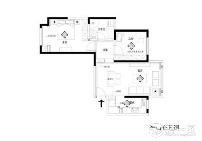 平面示意图