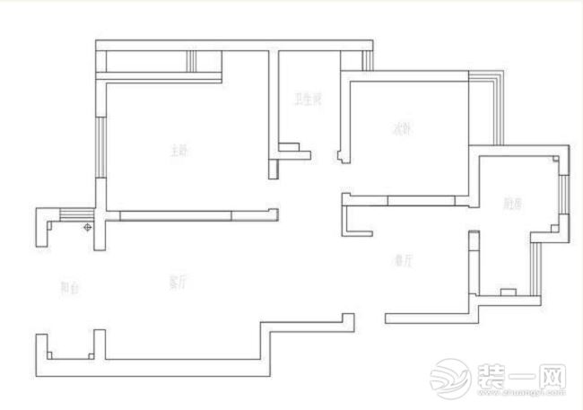 旧房巧改造之旧房户型图