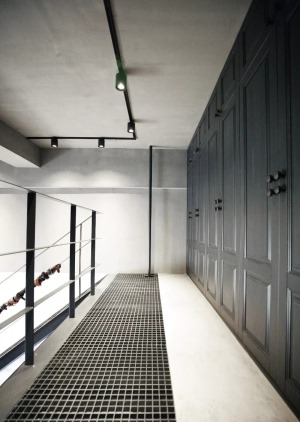 82平工業風loft公寓裝修設計效果之二層裝修設計