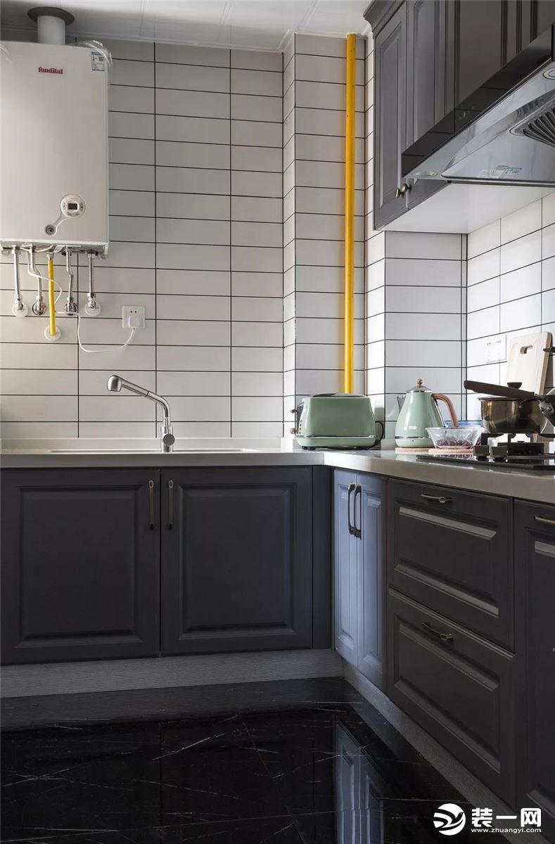 89㎡北欧风格二居室厨房装修效果图