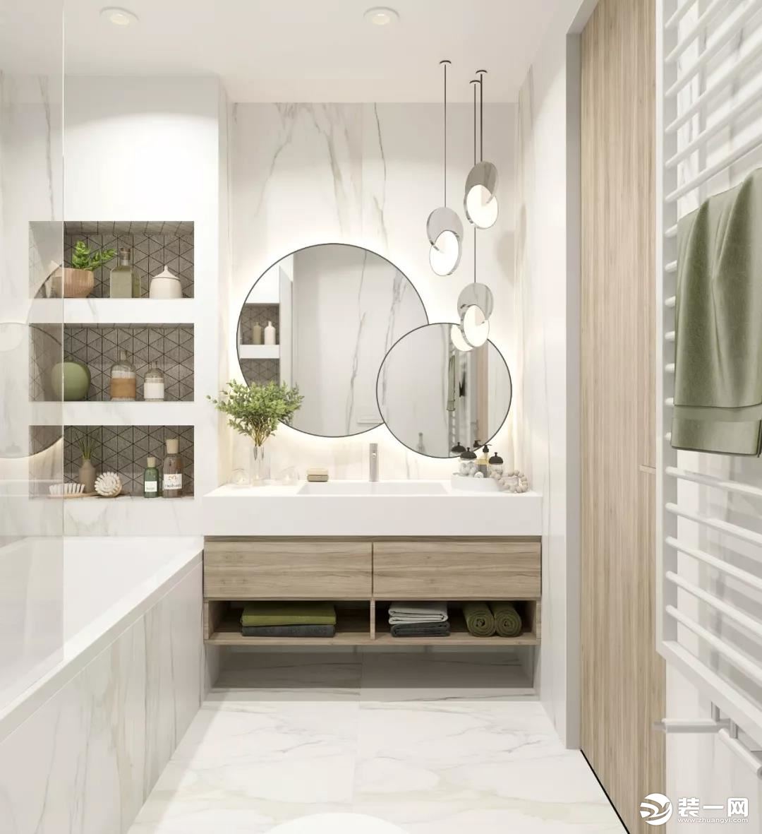 岩板现代简约大方浴室柜组合洗手洗脸盆洗漱台卫生间浴柜岩板台面-阿里巴巴