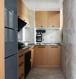 60平二居室北欧风装修效果之厨房