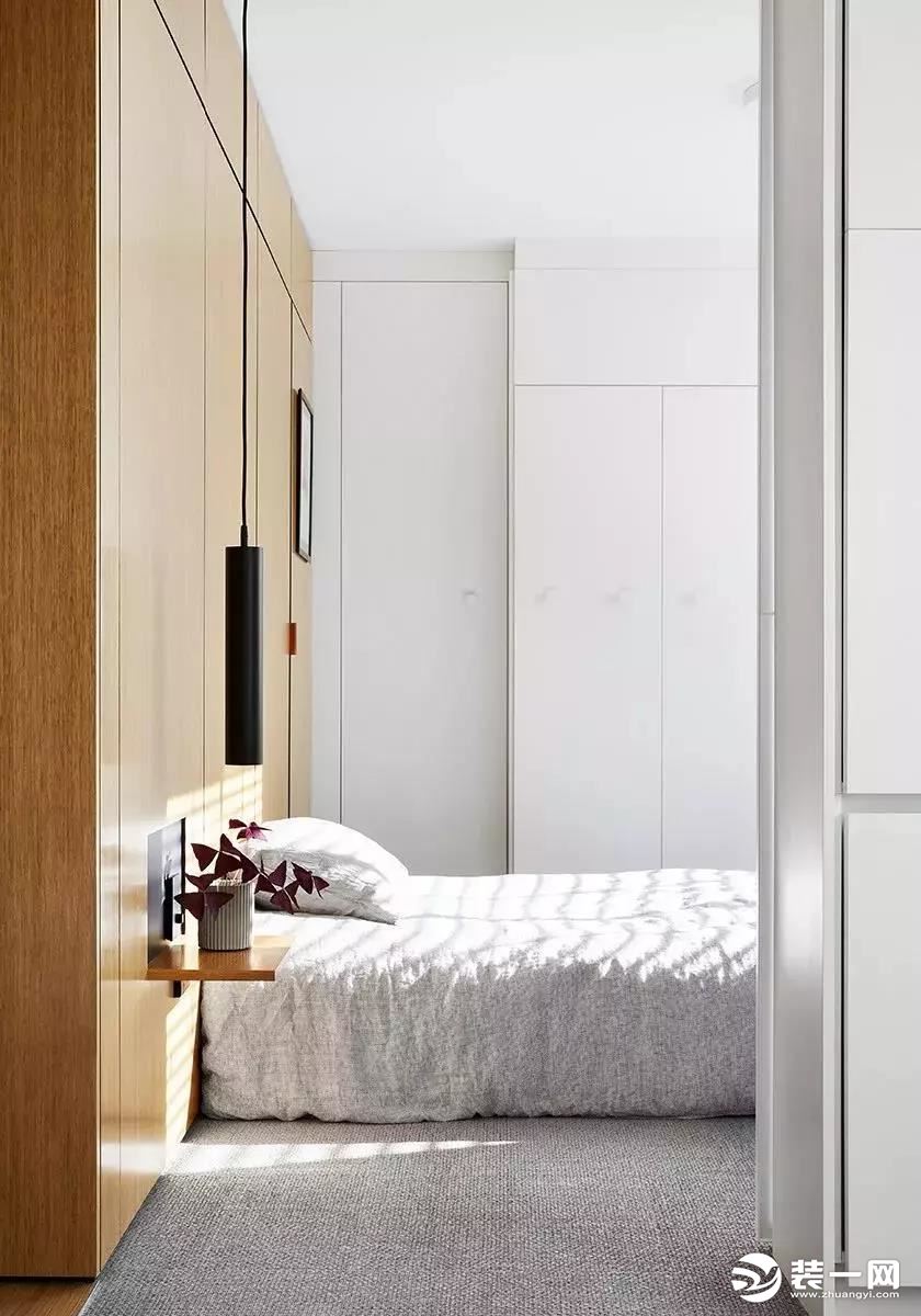 40平小户型单身公寓装修设计之卧室