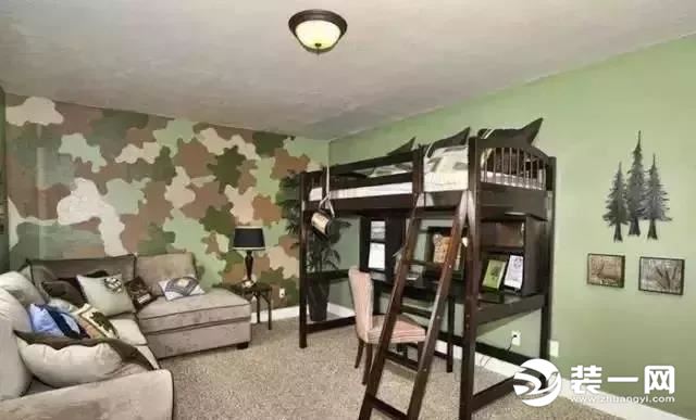 军旅装修卧室图