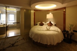 酒店雙人圓床設計