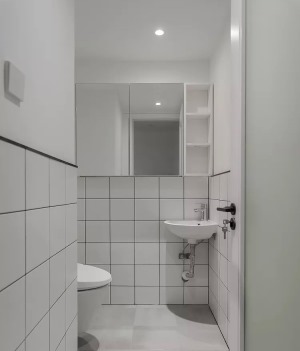 小居室卫生间镜柜设计装修效果图