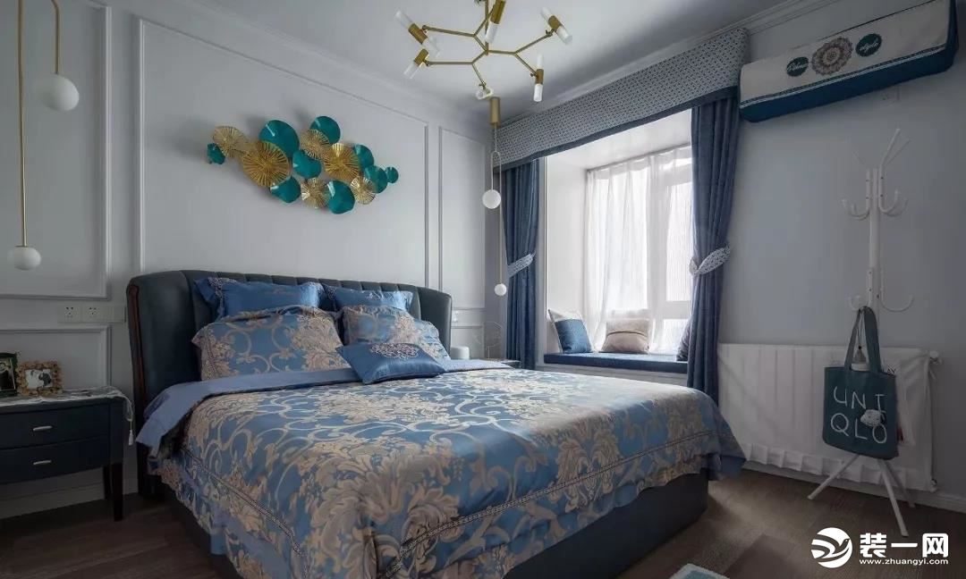118平米两居室地中海装修风格案例之卧室装修实景