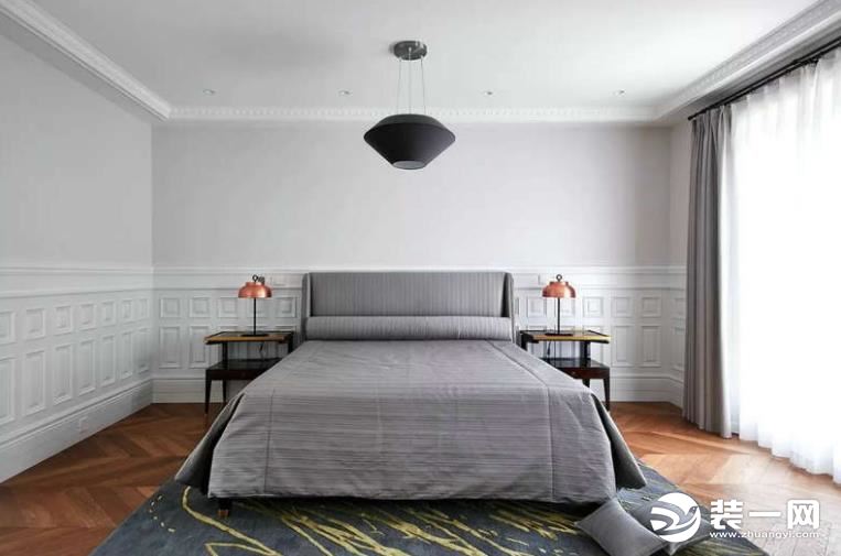 成都圣都装饰北欧装修风格样板房卧室装修效果图