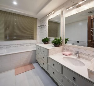 现代中式别墅装修设计之卫生间设计