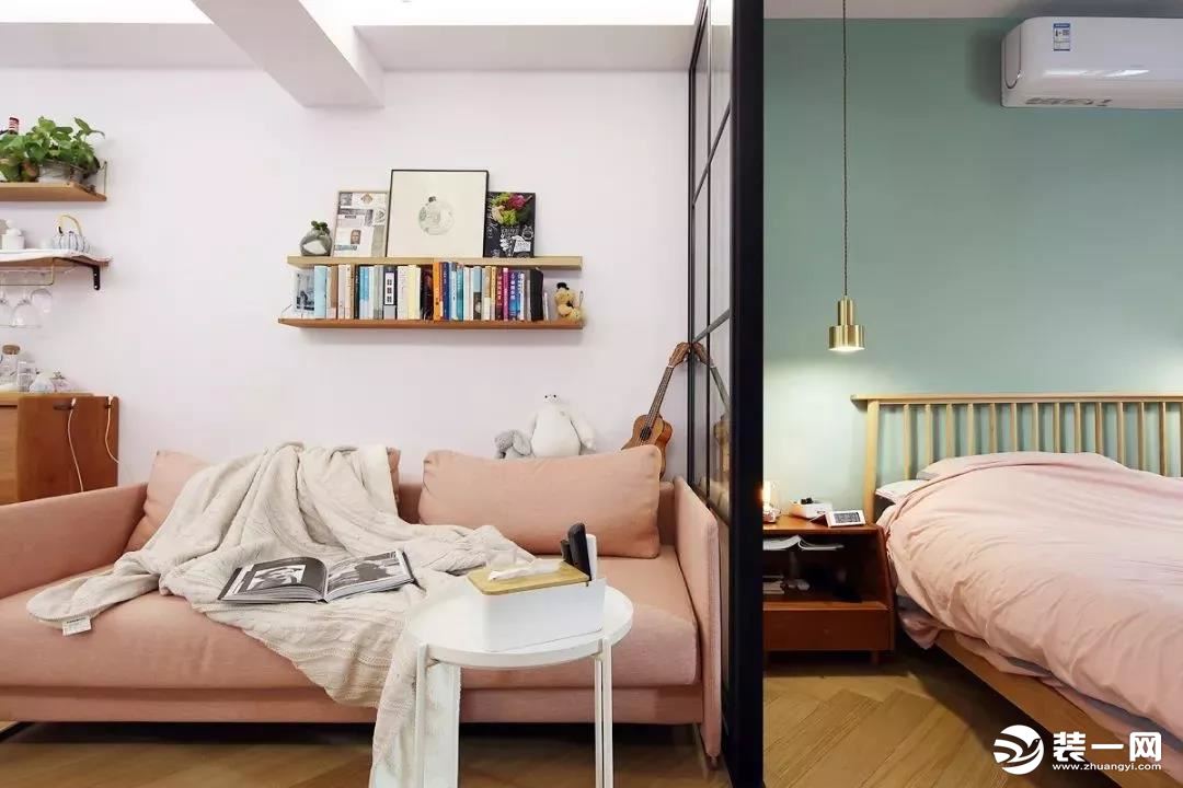 40㎡北欧风格一居室装修效果图