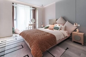 300平顶级复式别墅现代时尚装修设计之女儿房卧室装修效果