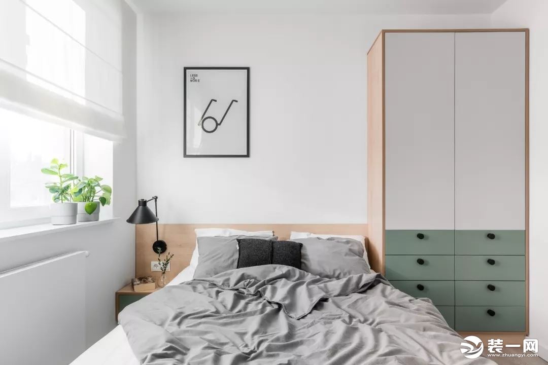 54平米小户型北欧风格装修设计之卧室装修设计