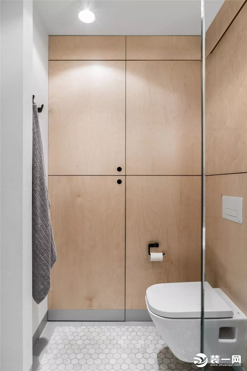 54平米小户型北欧风格装修设计之卫生间装修设计