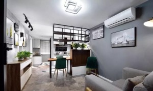 40平米单身公寓现代风格装修设计