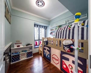120平米现代美式装修设计效果图之儿童房装修