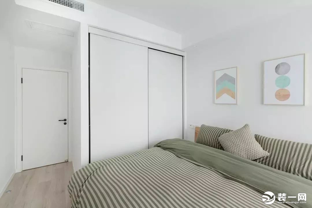 85平米北欧风格装修之卧室效果图