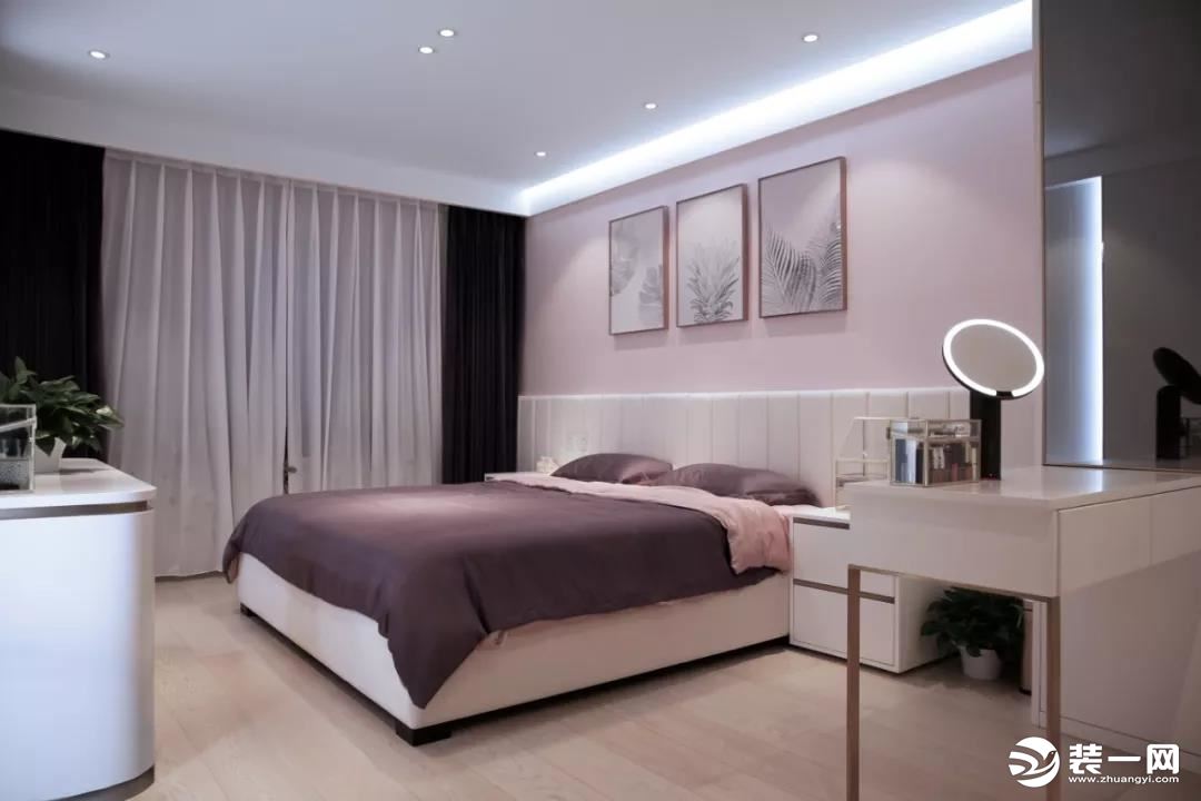 150平米简约平层装修设计之卧室装修效果