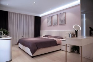 150平米简约平层装修设计之卧室装修效果