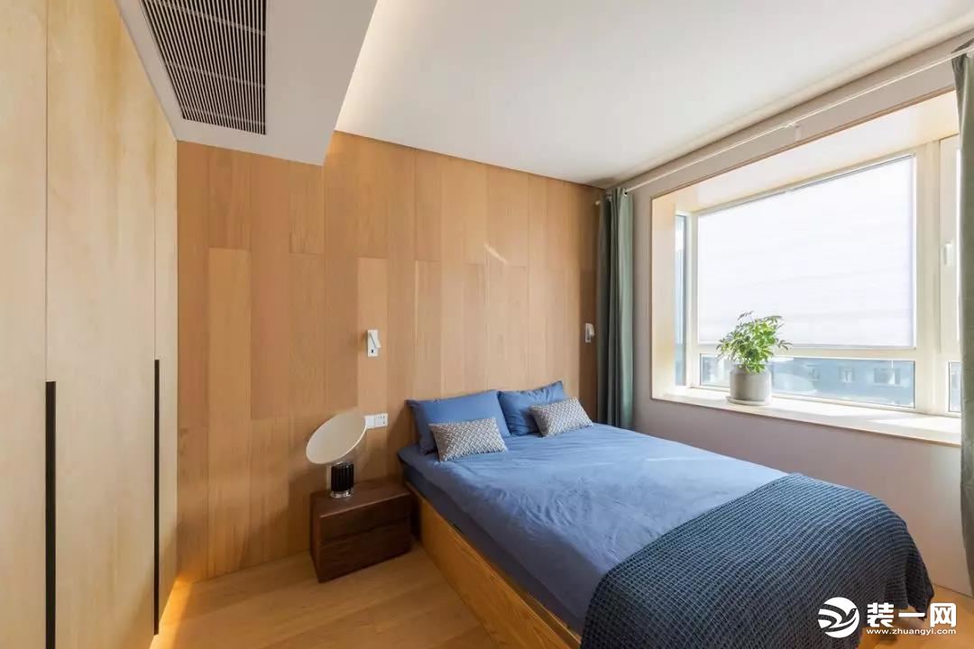 53平米全屋木质简约小公寓装修设计之卧室