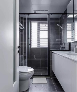 黑框淋浴房装修设计效果图