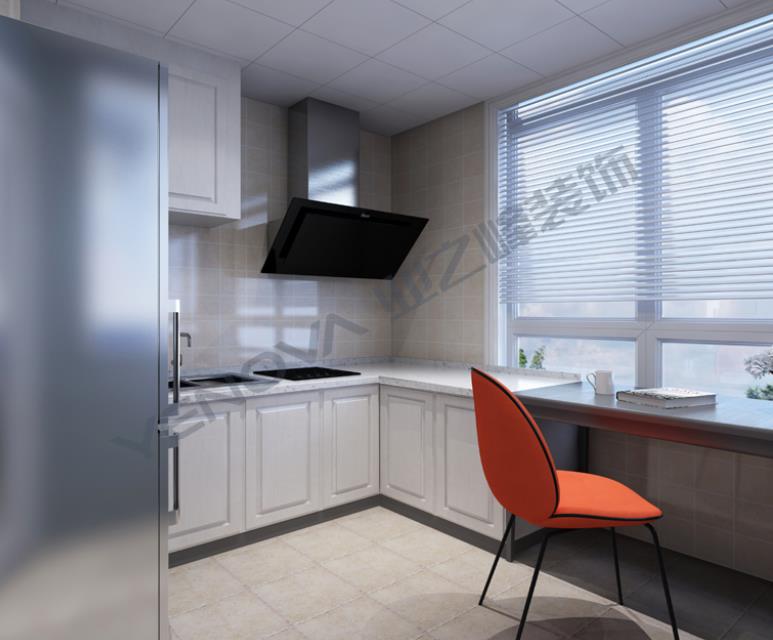 单身公寓loft户型厨房装修效果图