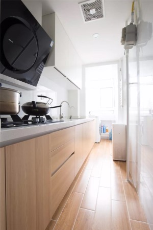 55平米单身公寓室内设计效果之厨房