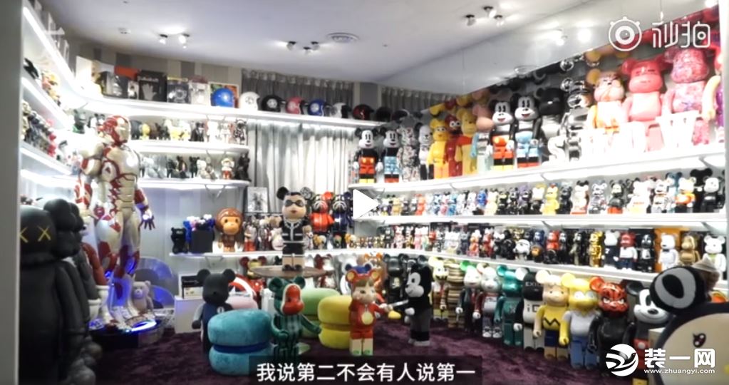 出道26年实地探访罗志祥家 大型展柜球鞋天价玩具 惊叹