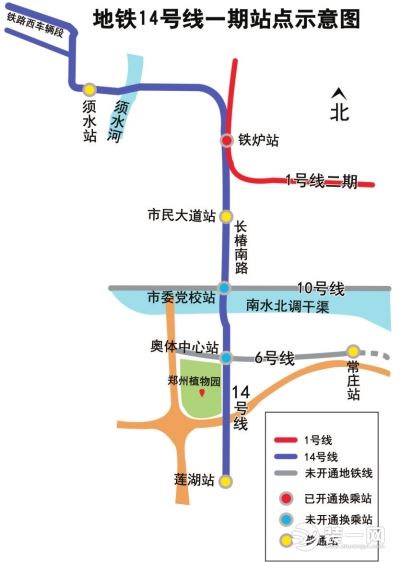 郑州地铁14号线一期工程信息