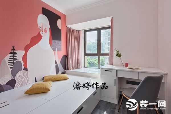 重庆唐卡装饰绿地海外滩65平米现代轻奢风格儿童房效果图