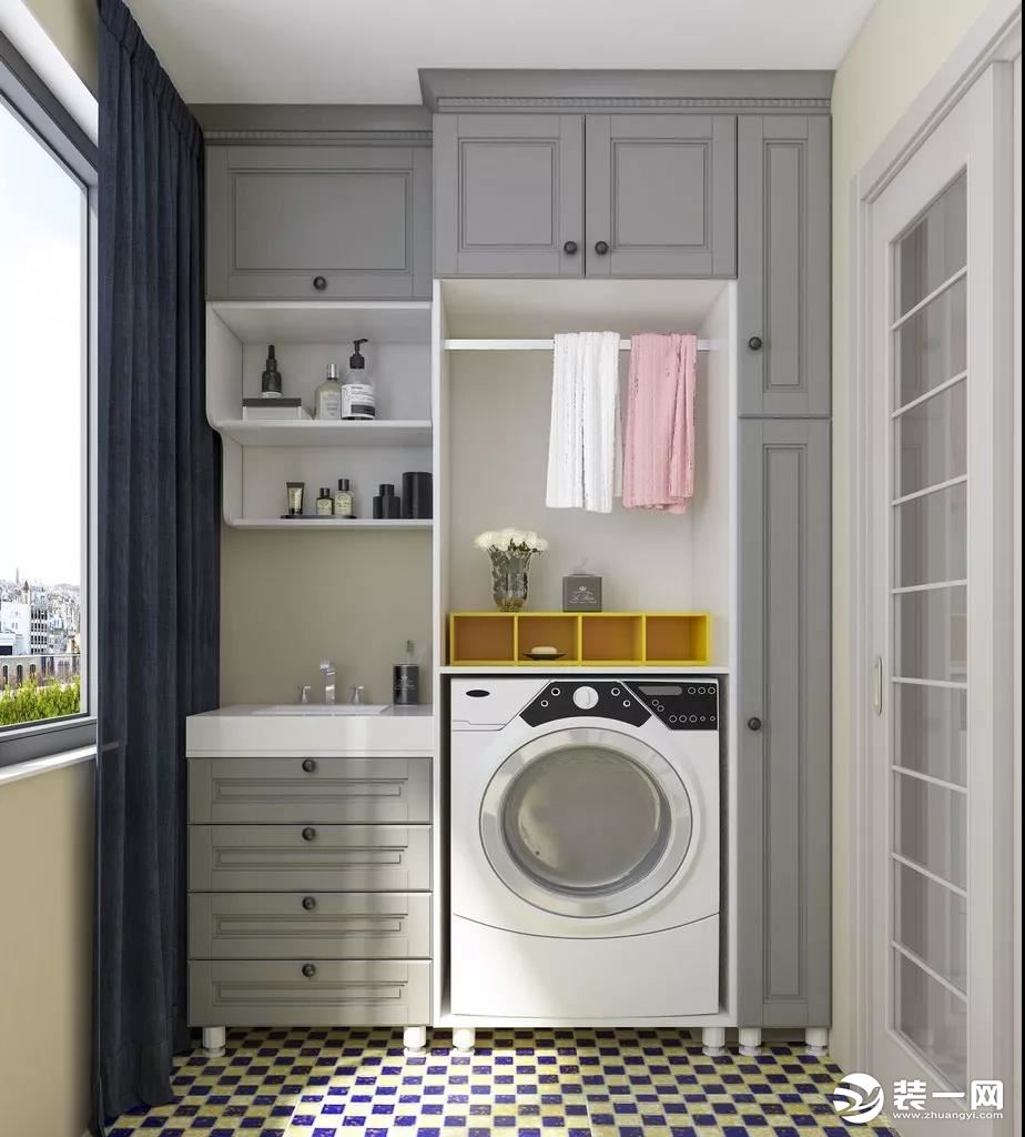 阳光洗衣房设计效果图图片
