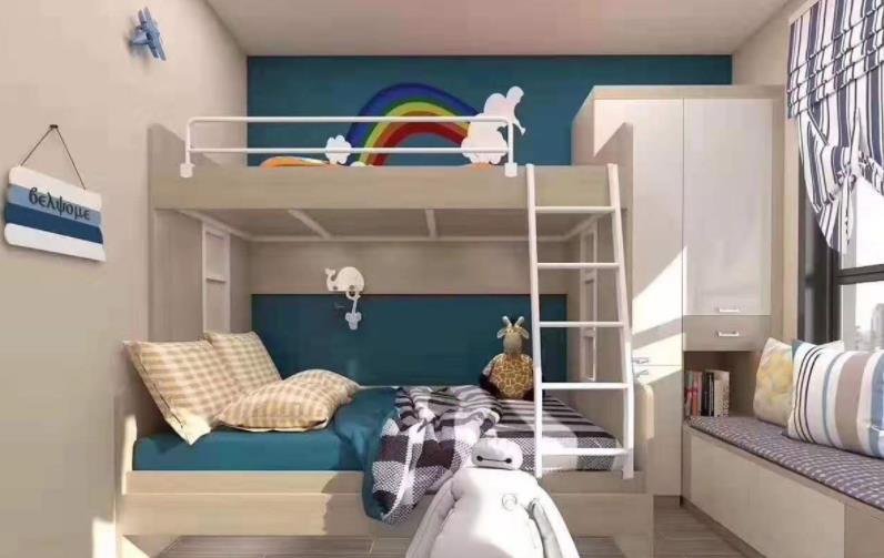 三居室北欧风儿童房装修效果图