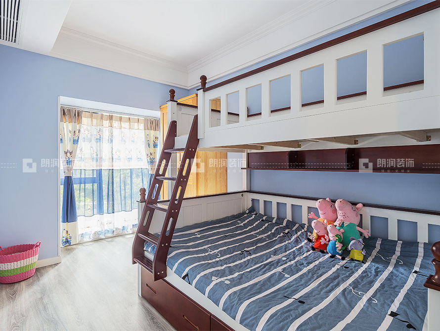 跃层式住宅时尚北欧儿童房装修效果图