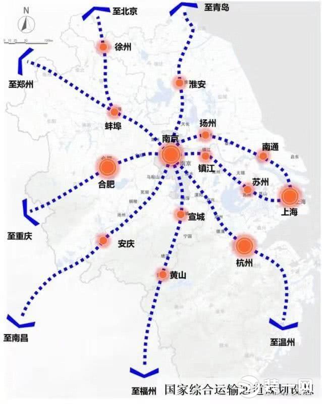 南京铁路示意图