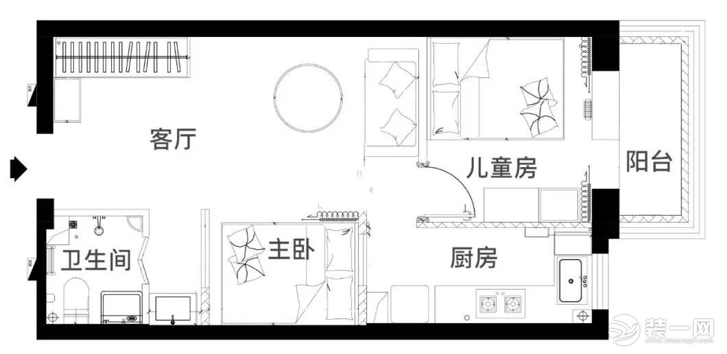 学区房装修户型图