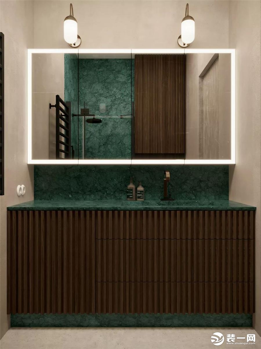 54平米古典小公寓装修设计效果图