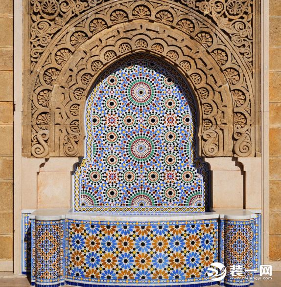 摩洛哥马赛克瓷砖示意图